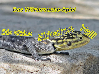  Die kleine Eidechse Yelli - Das Wörtersuch-Spiel