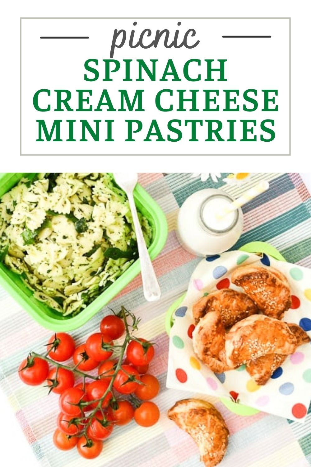 Mini Spinach & Cream Cheese Puff Pastry Parcels Tinned Tomatoes