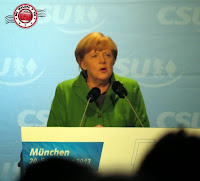 Angela Merkel en Munich