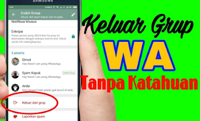 Izin Left Grup Artinya Keluar Dari Grup Wa Secara Diam Diam Infoyes