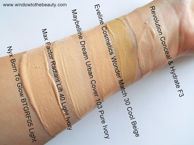 nyx born to glow swatches and review