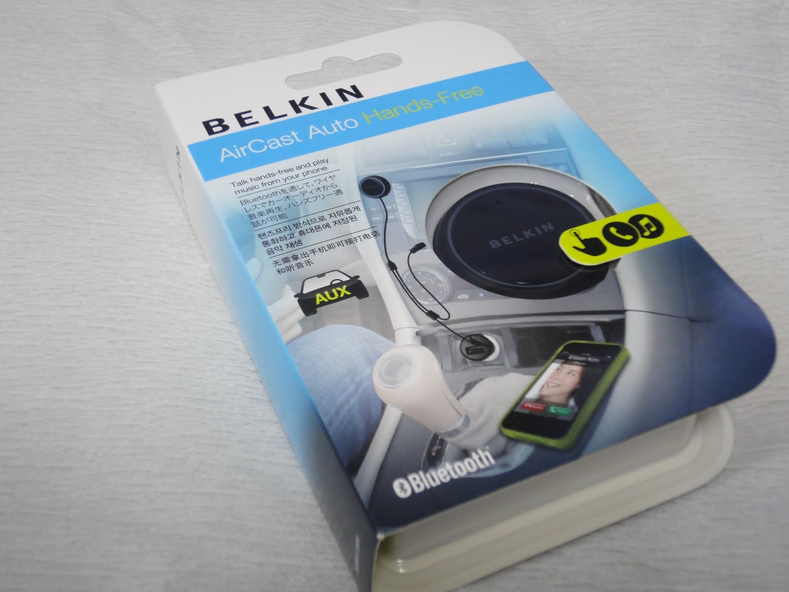 Belkin AirCast Auto In-Car Bluetooth Adapter for iPhone, Samsung