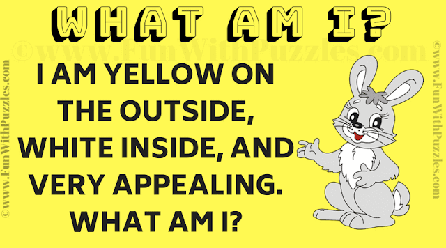 I am yellow on the outside, white inside, and very appealing. What am I?