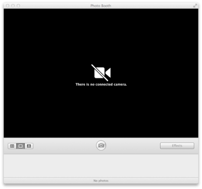Photo Booth freezes or crashes