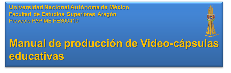 Manual de Producción de Videocápsulas