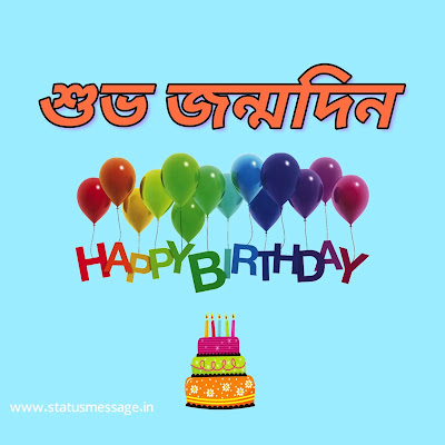 Subho Janmodin Picture free download, bangla birthday wishes image download