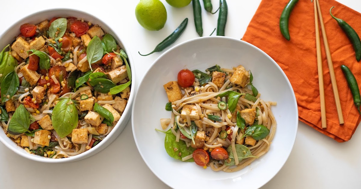 Tofu with Corn & Tomatoes