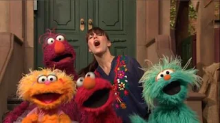 celebrity, Feist sings 1 2 3 4, Elmo, Telly, Zoe, Rosita, Sesame Street Episode 4415 Rosita's Abuela season 44