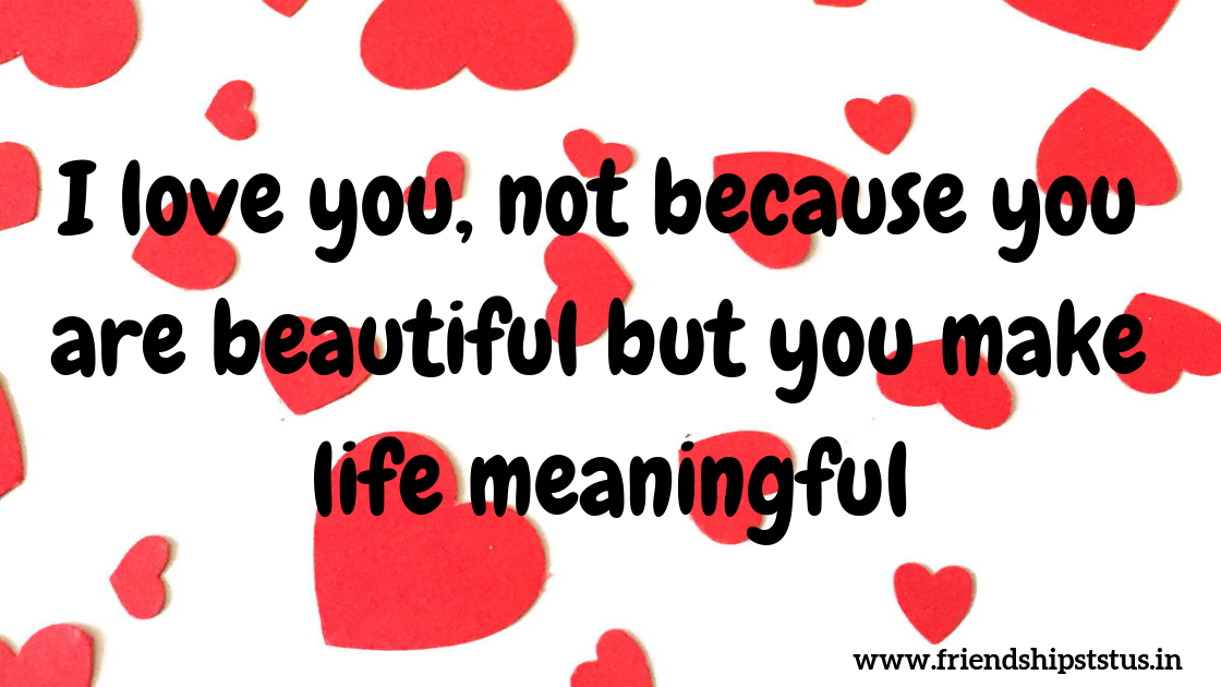 [Best] 50 Beautiful Status About Love