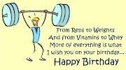 Birthday Wishes for Body Builder Friend