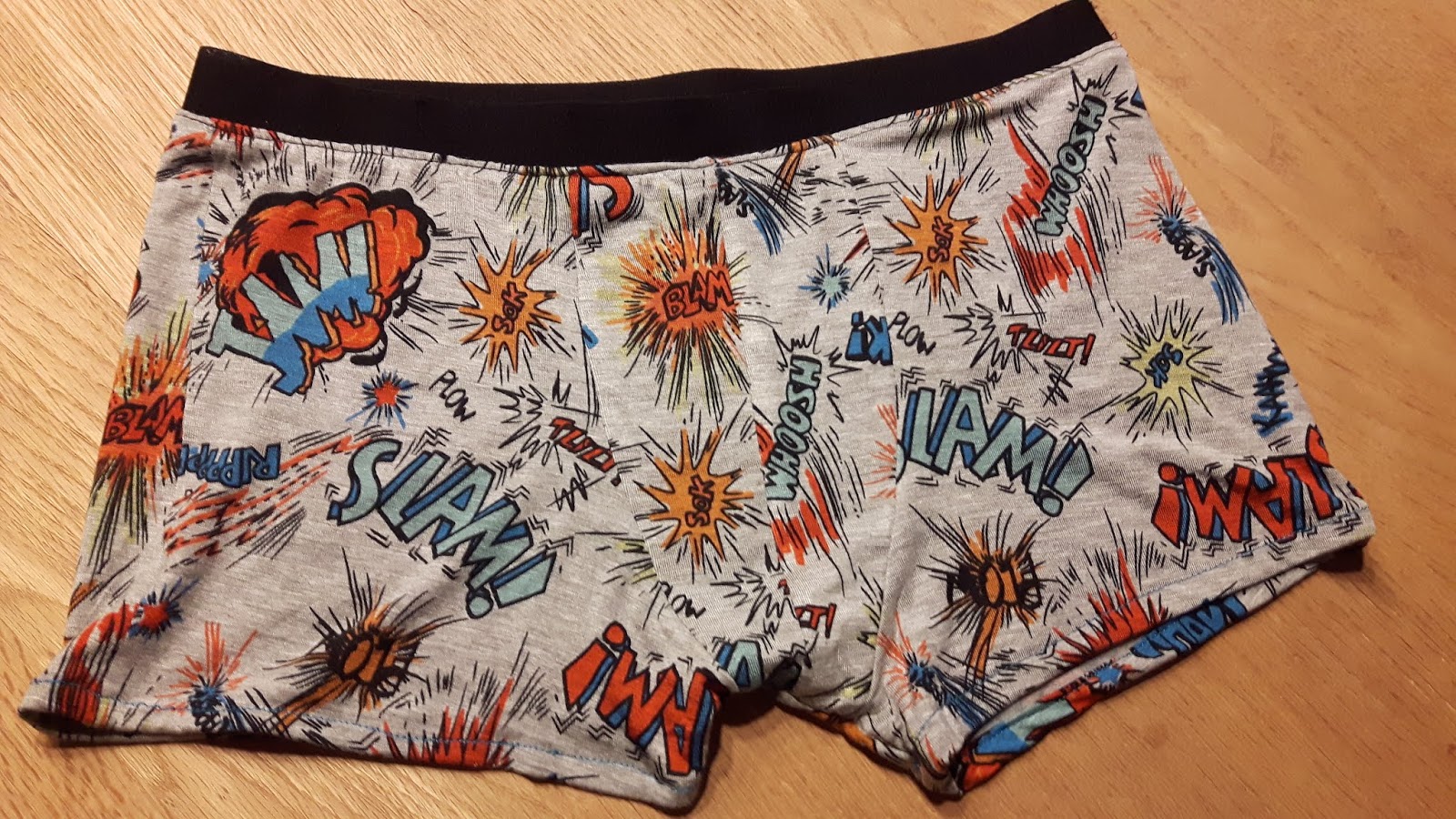 Aureliberty Boxer homme en jersey comics