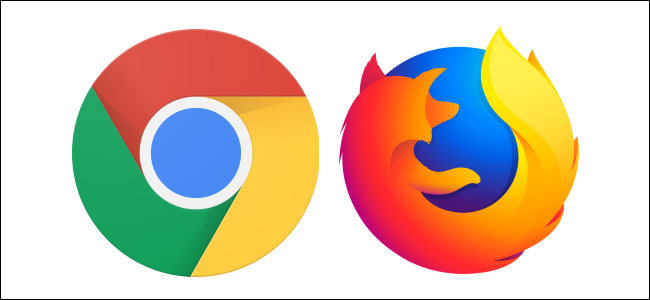 شعارات متصفح Chrome و Firefox