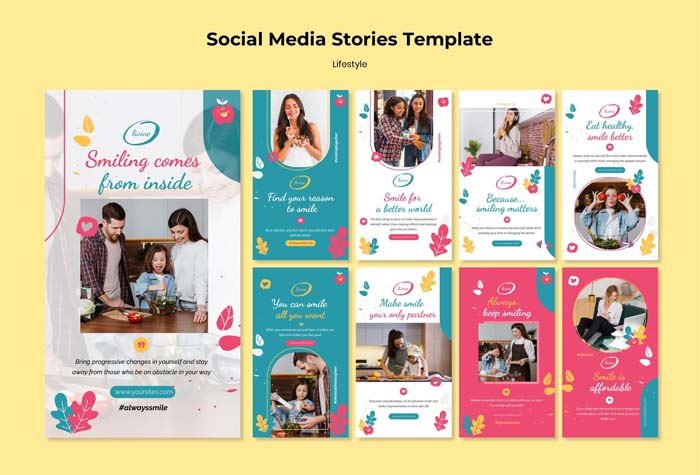 Lifestyle Instagram Stories Template Free Download Lifestyle Instagram Stories Template