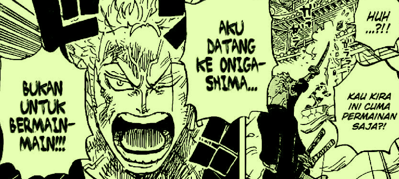 Zoro marah-marah
