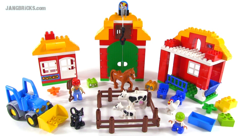 Houden binnen trog LEGO Duplo 10525 Big Farm set review!