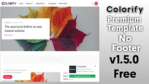 Colorify Premium Blogger Template Free Download