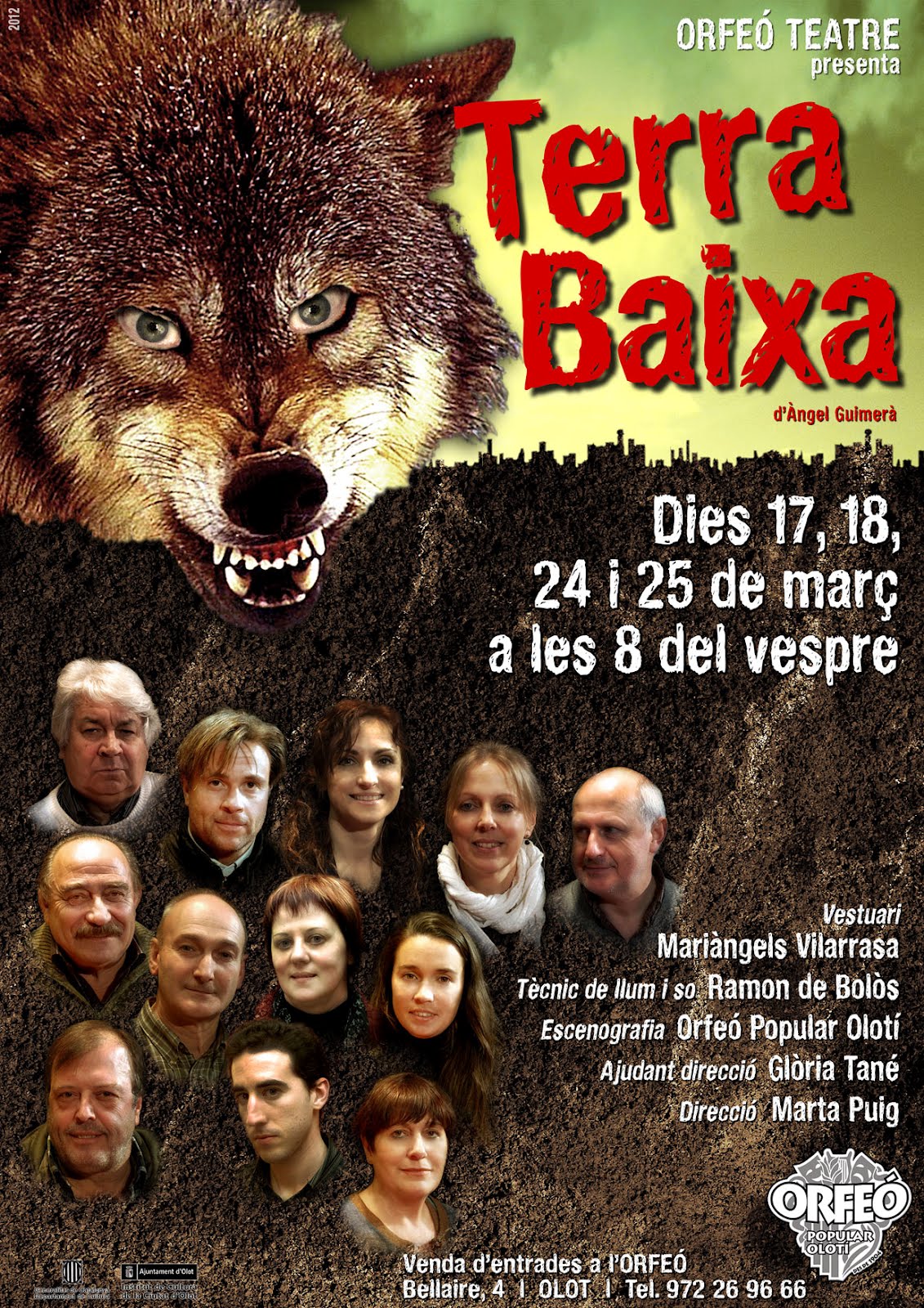 ORFEÓ POPULAR OLOTÍ - TERRA BAIXA: febrero 2012