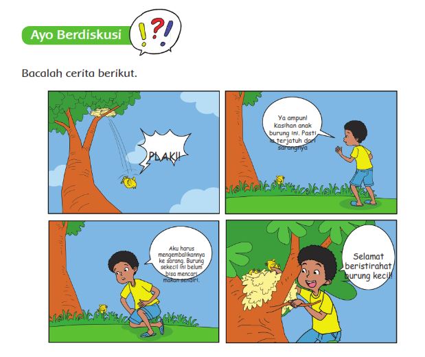 Kegiatan Belajar dirumah Tema 1 Subtema 3 PB4 Kelas 6 mim'screte