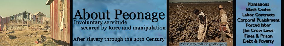 About Peonage