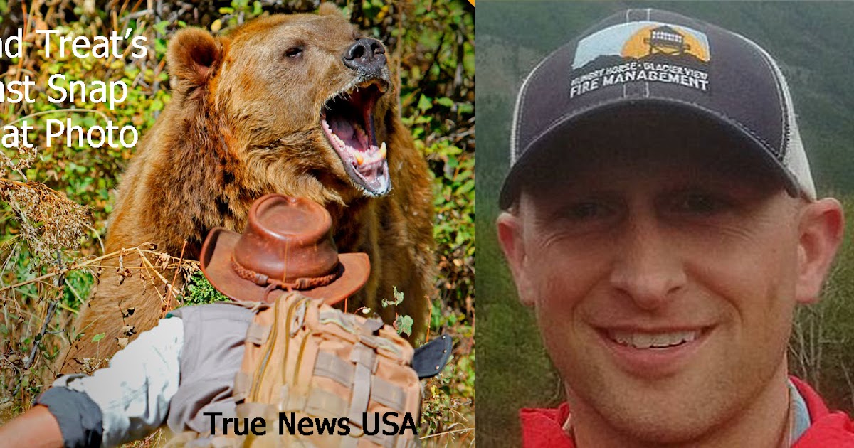 Glacier National Park, Montana - Grizzly Bear has a TREAT! Grizzly Bear