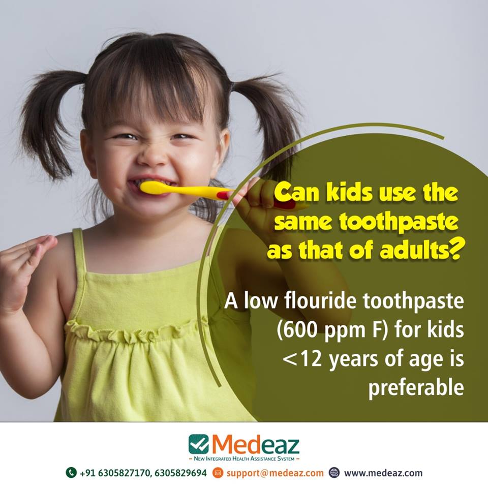 Can Kids Use The Same Toothpaste As That Of Adults