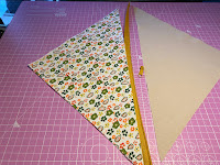 Half Square Triangle Pouch