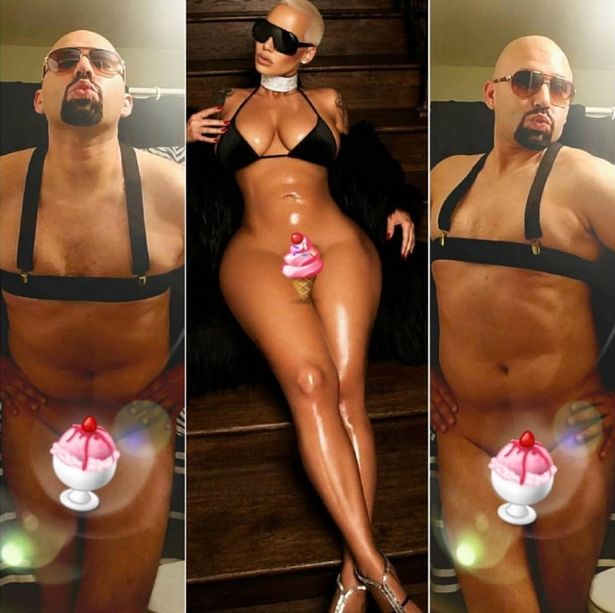 Hilarious, Weird Amber Rose Challenge Taken Up By Fans.