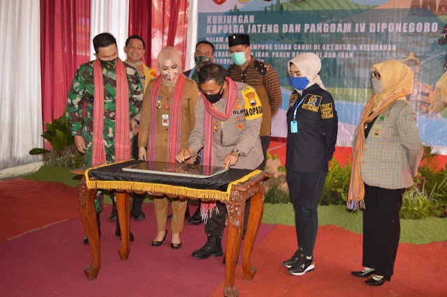 Pangdam IV/Diponegoro bersama Kapolda Jateng Canangkan Kampung Siaga Candi