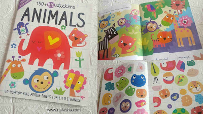 buku big Stickers : Animals