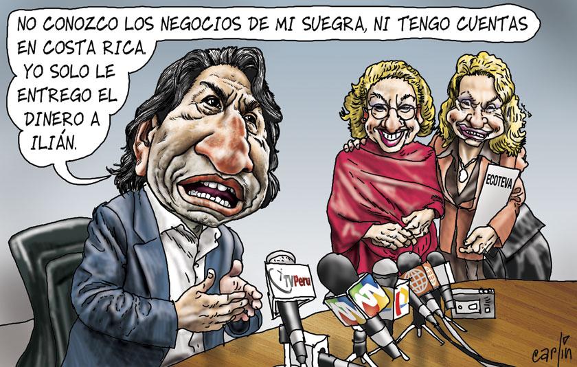 Resultado de imagen para Caricaturas del corrupto Alejandro Toledo