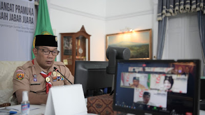Ridwan Kamil Dorong Pramuka Tumbuhkan Jiwa Kepemimpinan Pemuda Jabar