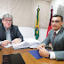 Chió e Francinildo agradecem ao governador início das obras na estrada de São Tomé.