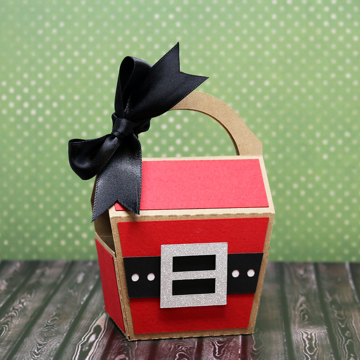 Holiday Favor Boxes Bits of Paper