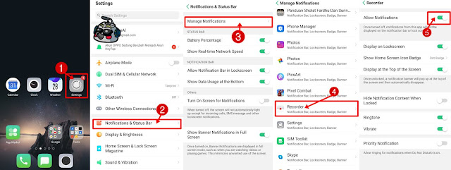 cara merekam layar hp oppo