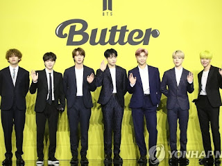 Bts يكشفون عن سبب اصدارهم لأغنية butter باللغة الإنجليزية خلال المؤتمر الصحفي