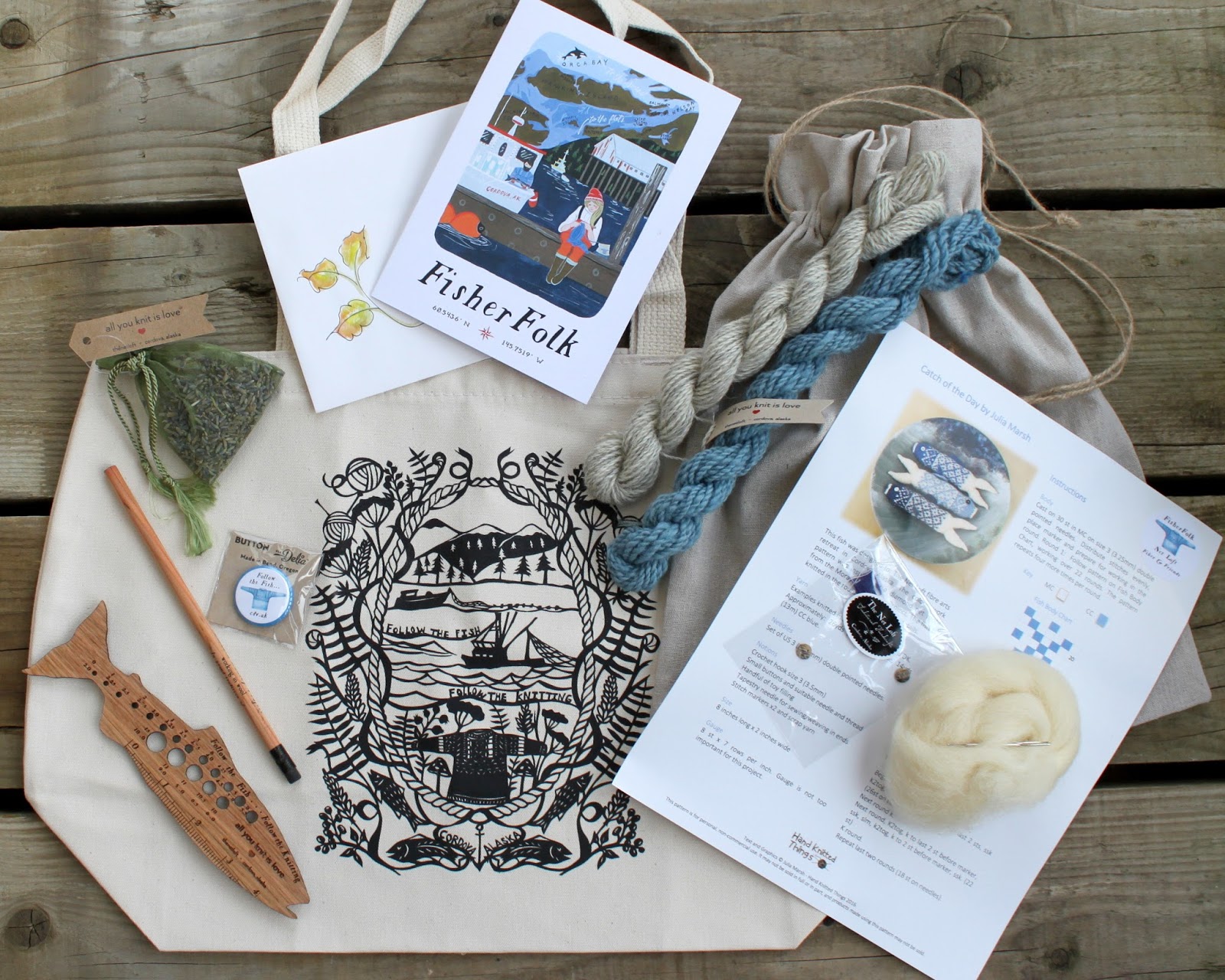 Hand Knitted Things Arrived from The Net Loft