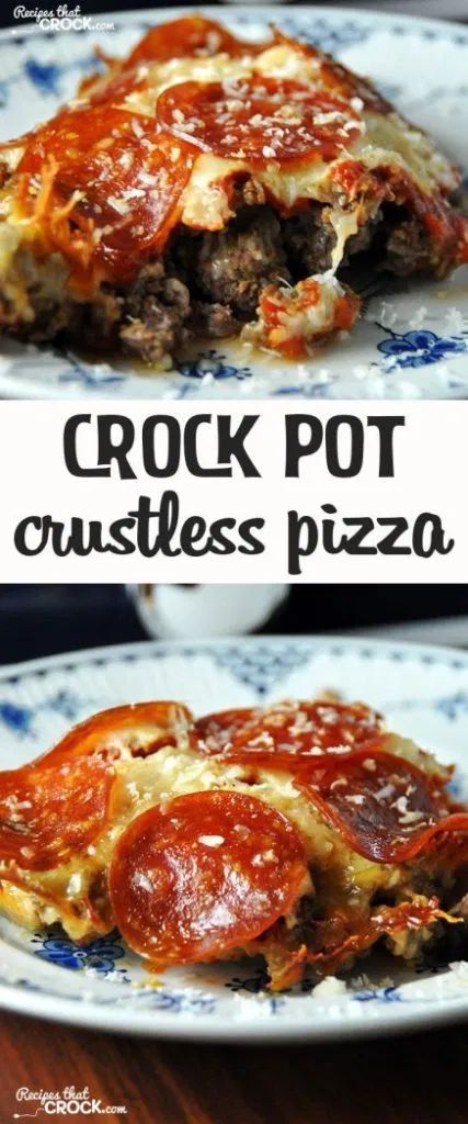 Crock Pot Crustless Pizza - Recipes That Crock! Crock Pot Crustless Pizza - Recipes That Crock!