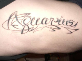Aquarius Tattoo Design Photo Gallery - Aquarius Tattoo Ideas