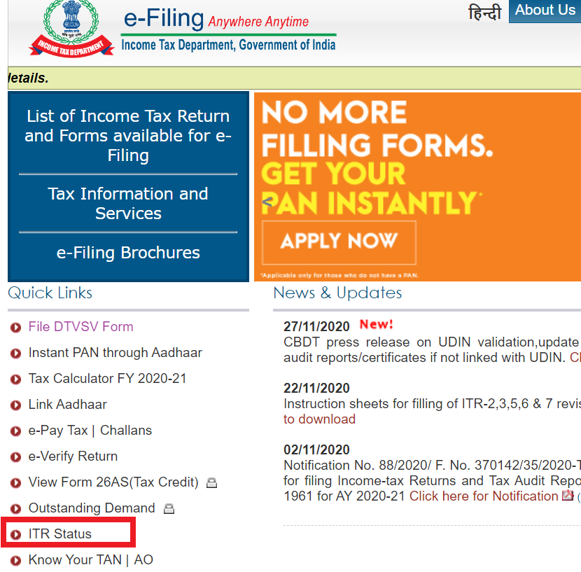 how-to-check-income-tax-return-status-online