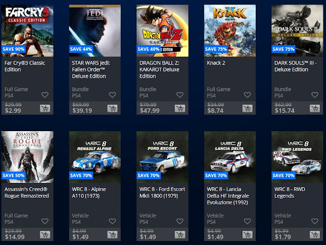 متجر PlayStation Store يستقبل خصومات ضخمة على ألعاب جهاز PS4 بنسبة 90% 