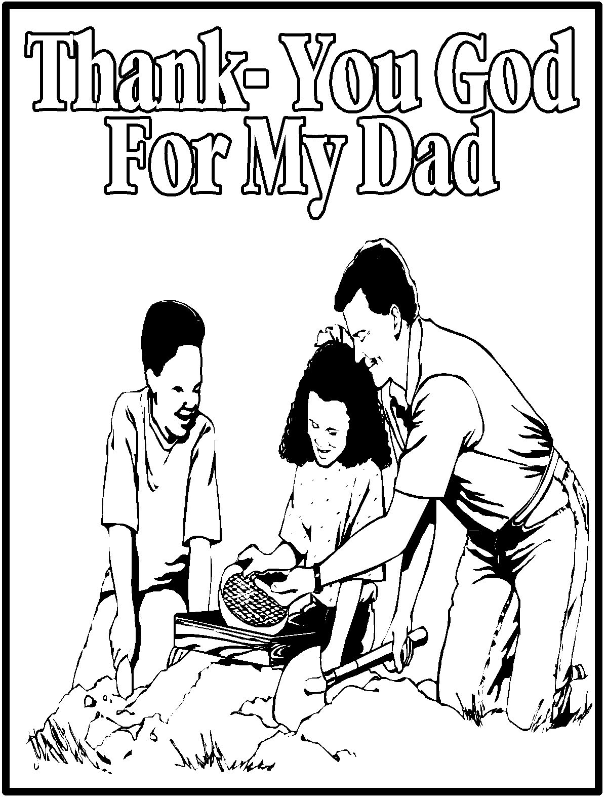 Free Printable Fathers Day Coloring Pages