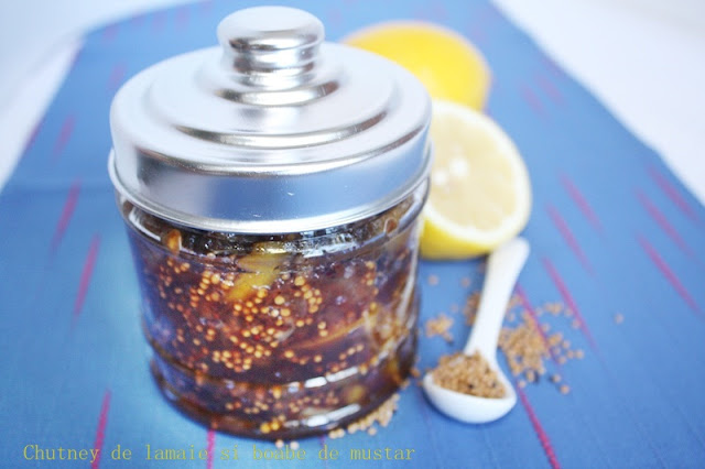 Chutney de lamaie si boabe de mustar