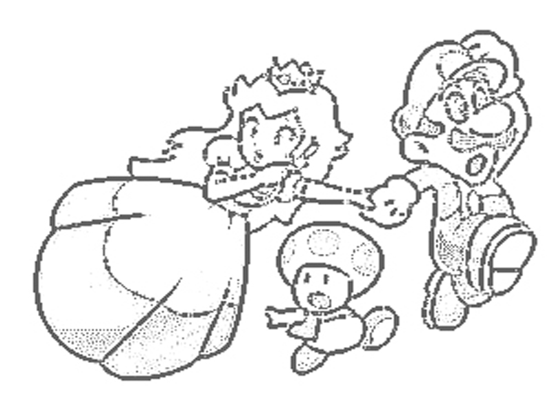 Mario zombie coloring pages