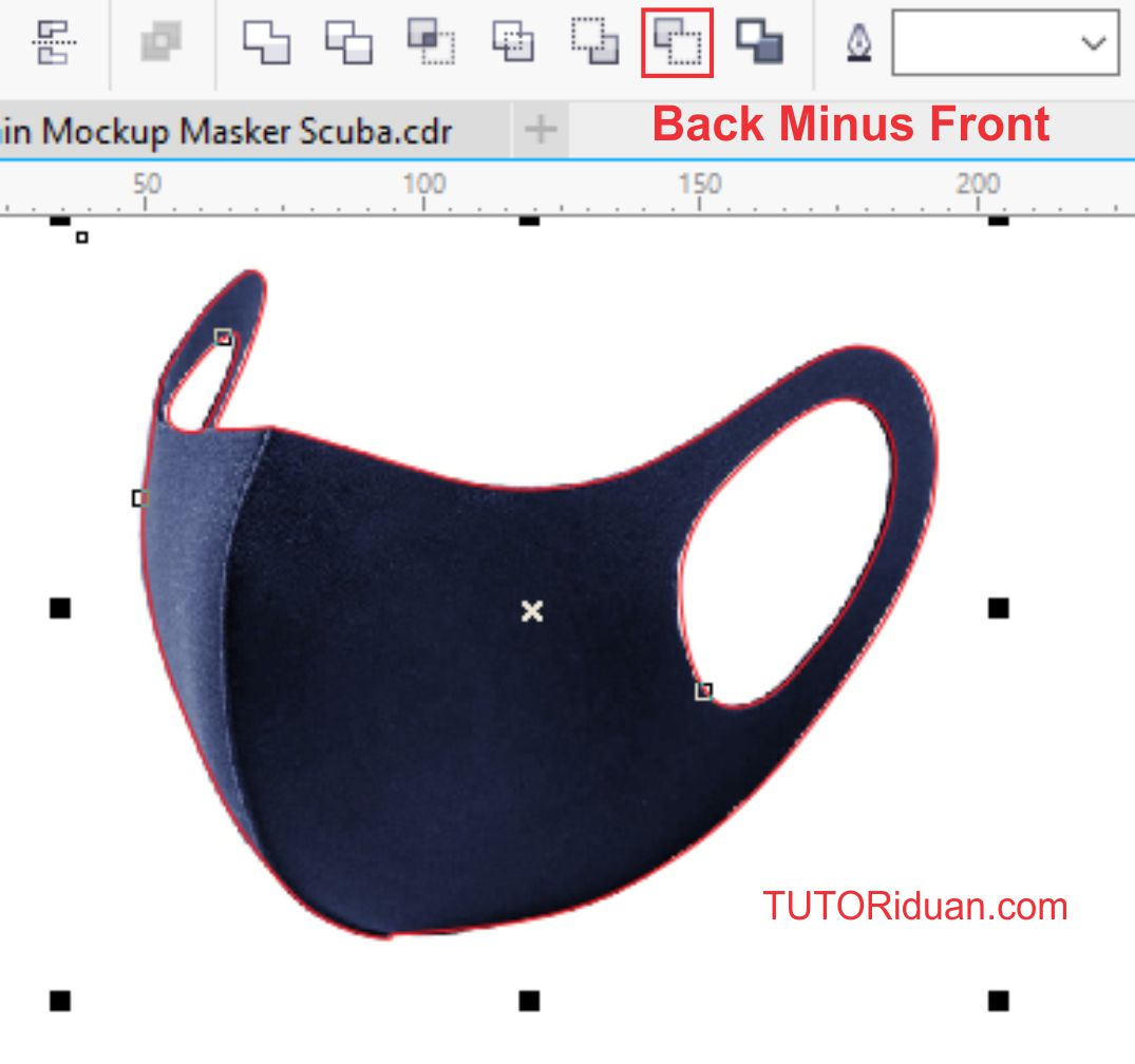 Download Free Cara Membuat Mockup Masker Scuba Dengan Coreldraw Free Cdr Tutoriduan Com PSD Mockups.