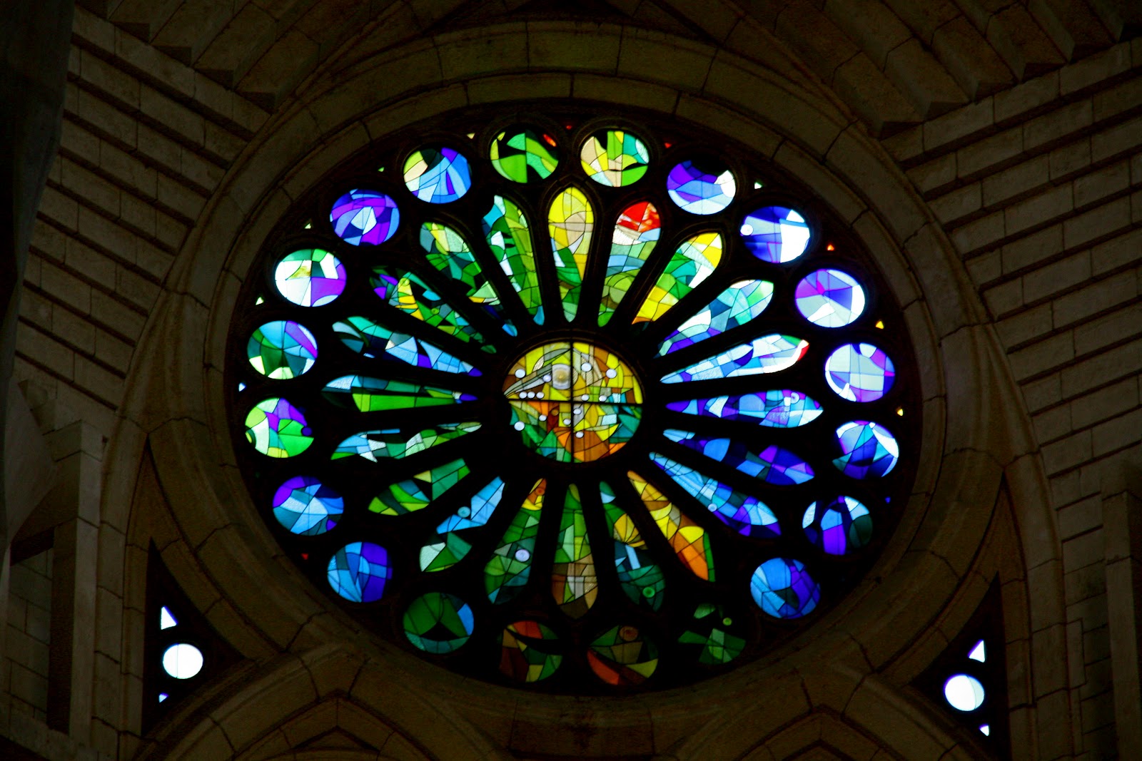 The Adventures of Peg Stained Glass Windows, La Sagrada Familia, Barcelona