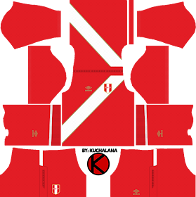 Peru 2018 World Cup Kit - Dream League Soccer Kits