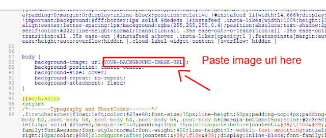 How to Change Blogger Background image with HTML - Advise4u Tips