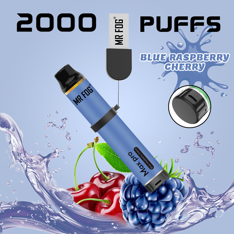 MR FOG MAX PRO 2000 PUFFS BLUE RASPBERRY CHERRY
