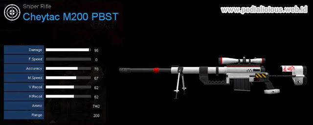 Detail Statistik Cheytac M200 PBST