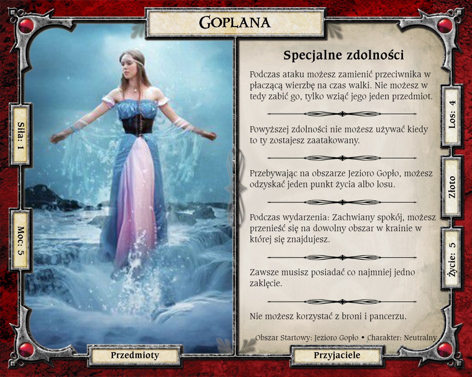 Lubimy uczyć! taK&Mamy Karty postaci z „Balladyny”